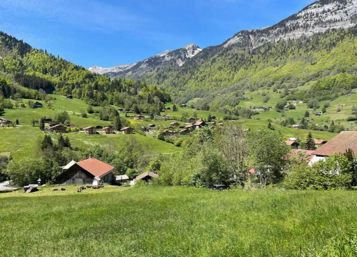 Entremont Neuf Chalet 4P Le Suet Jacuzzi Privatif מראה חיצוני תמונה