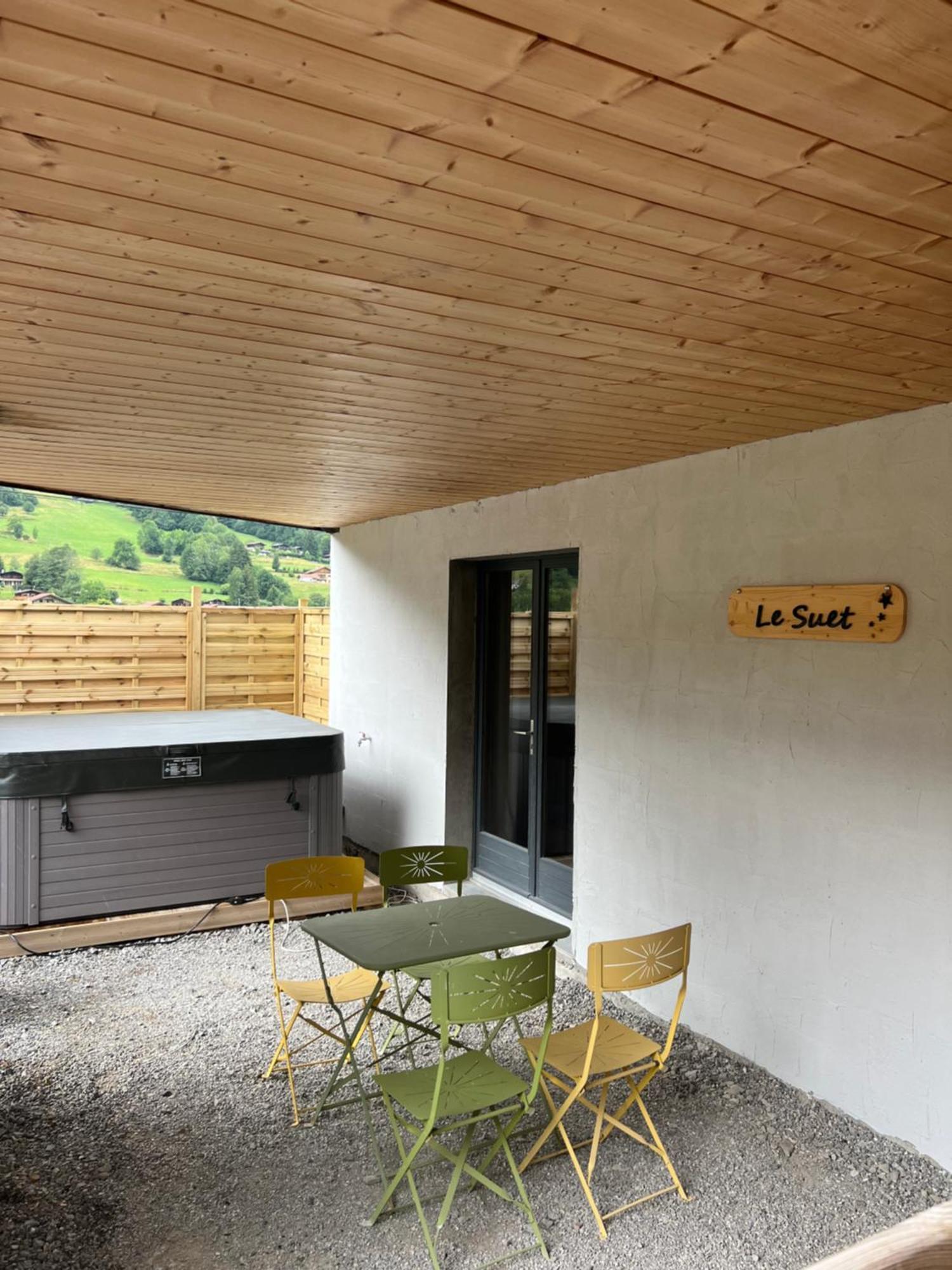 Entremont Neuf Chalet 4P Le Suet Jacuzzi Privatif מראה חיצוני תמונה